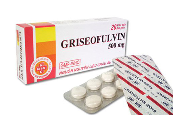 Thuốc uống trị hắc lào Griseofulvin